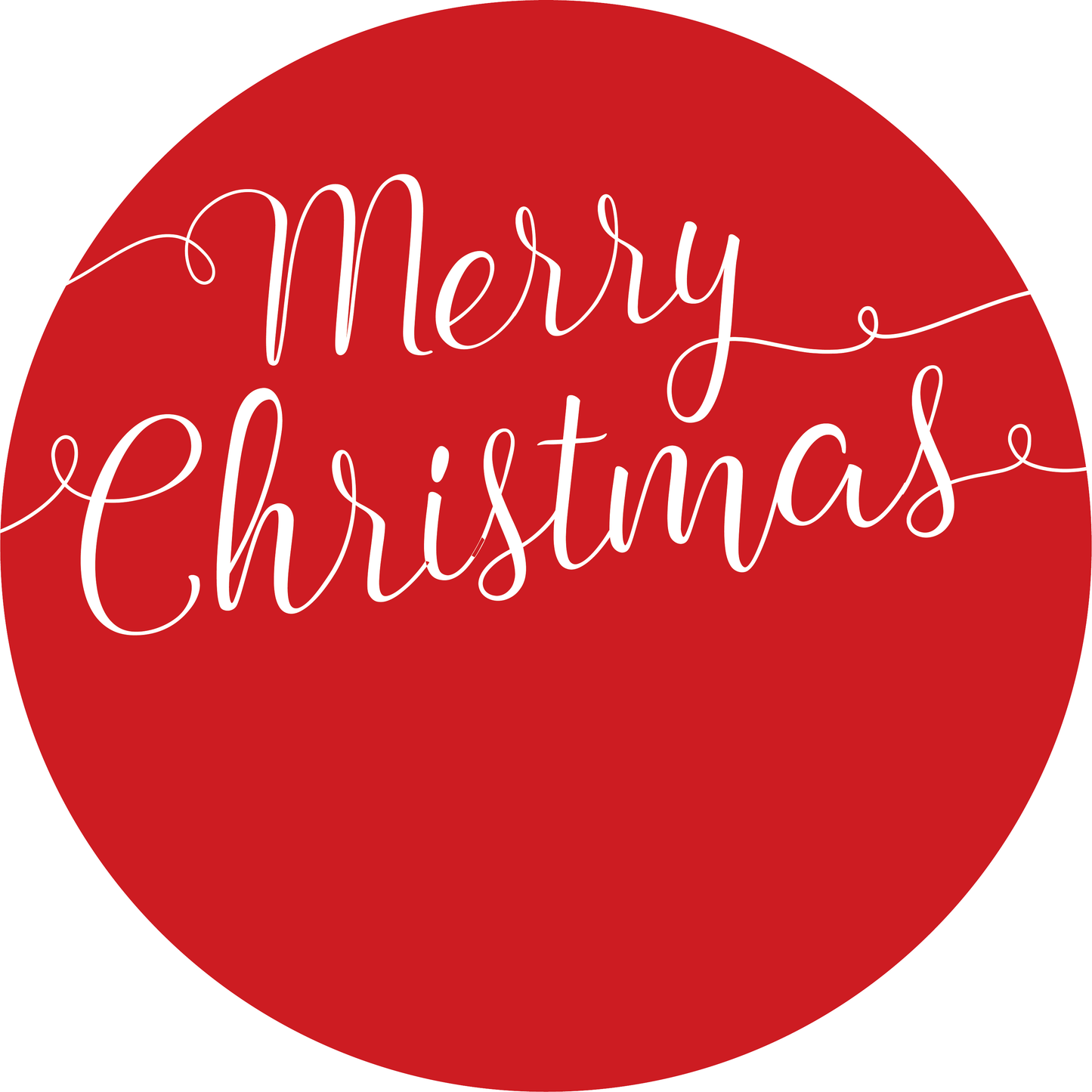 Classic Red Christmas Gift Labels