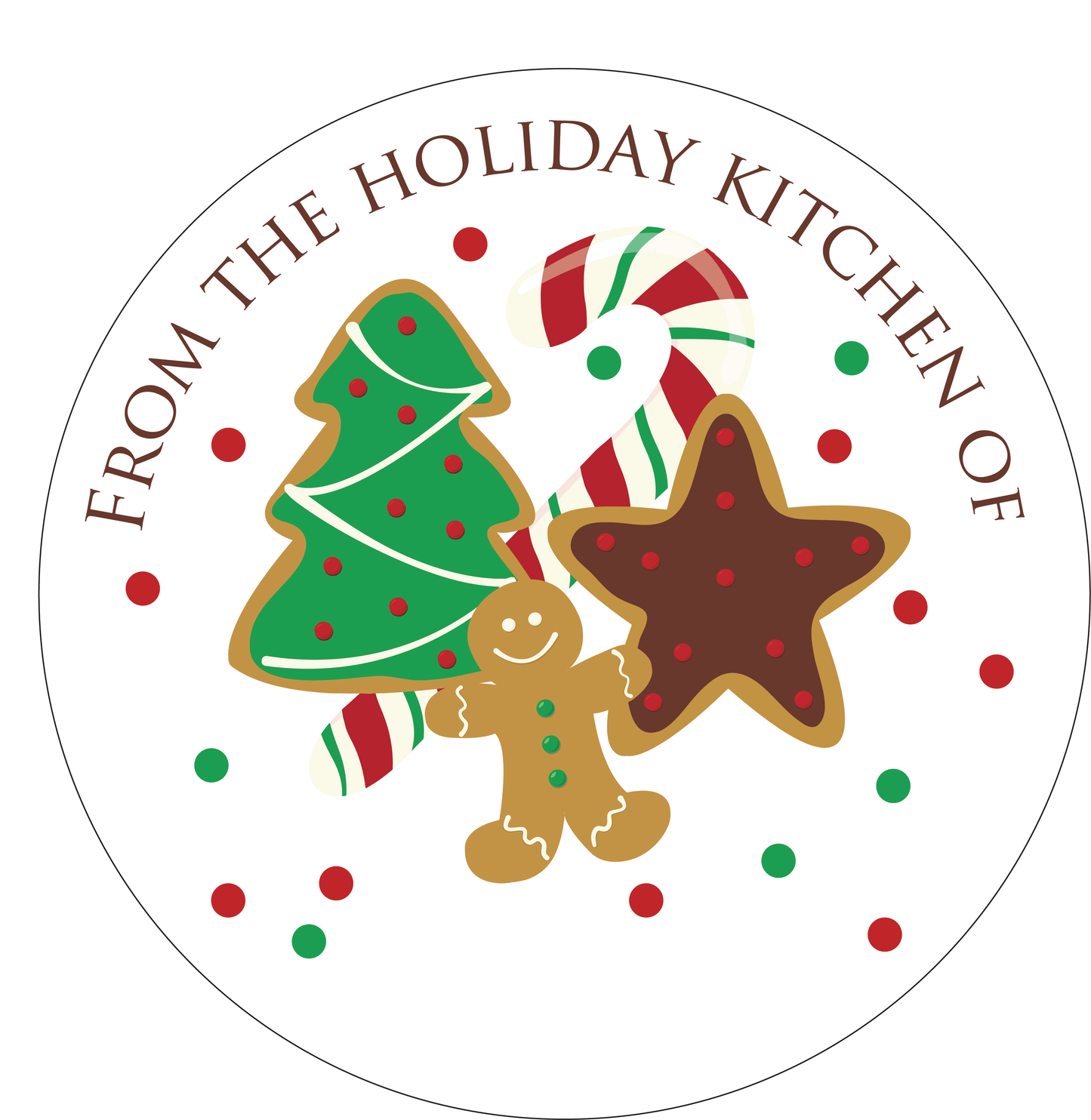 Cookie Cutter Baking Labels