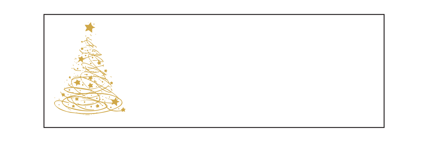 Gold Tree Return Address Labels - 30 Labels Per Sheet