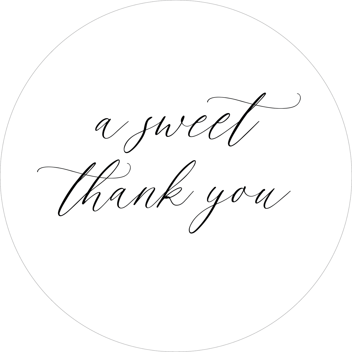 A Sweet Thank You Minimalist