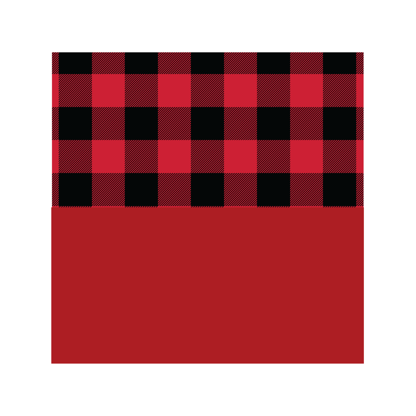 Buffalo Plaid Return Address Labels