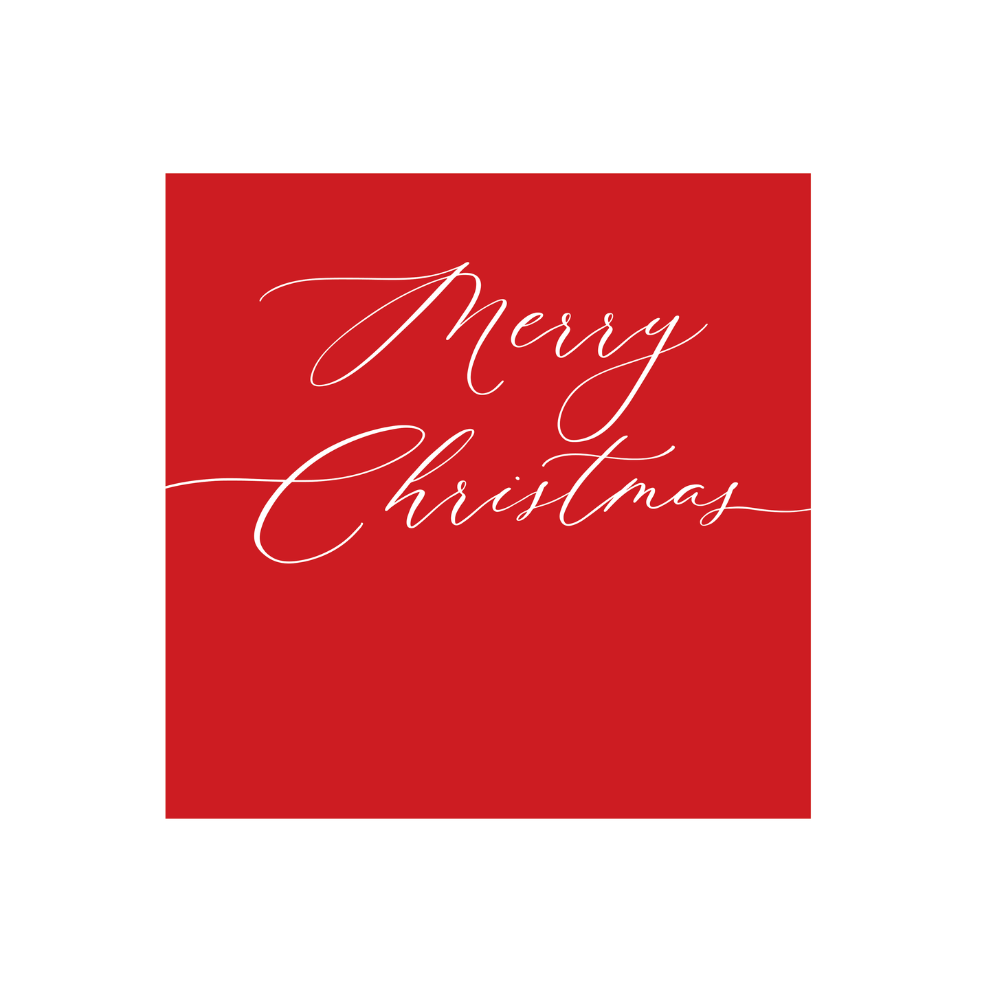 Classic Red and White Gift Labels