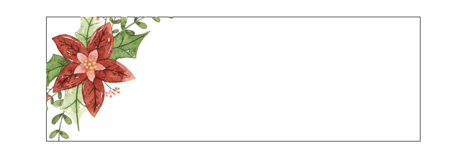 Poinsettia Address Labels