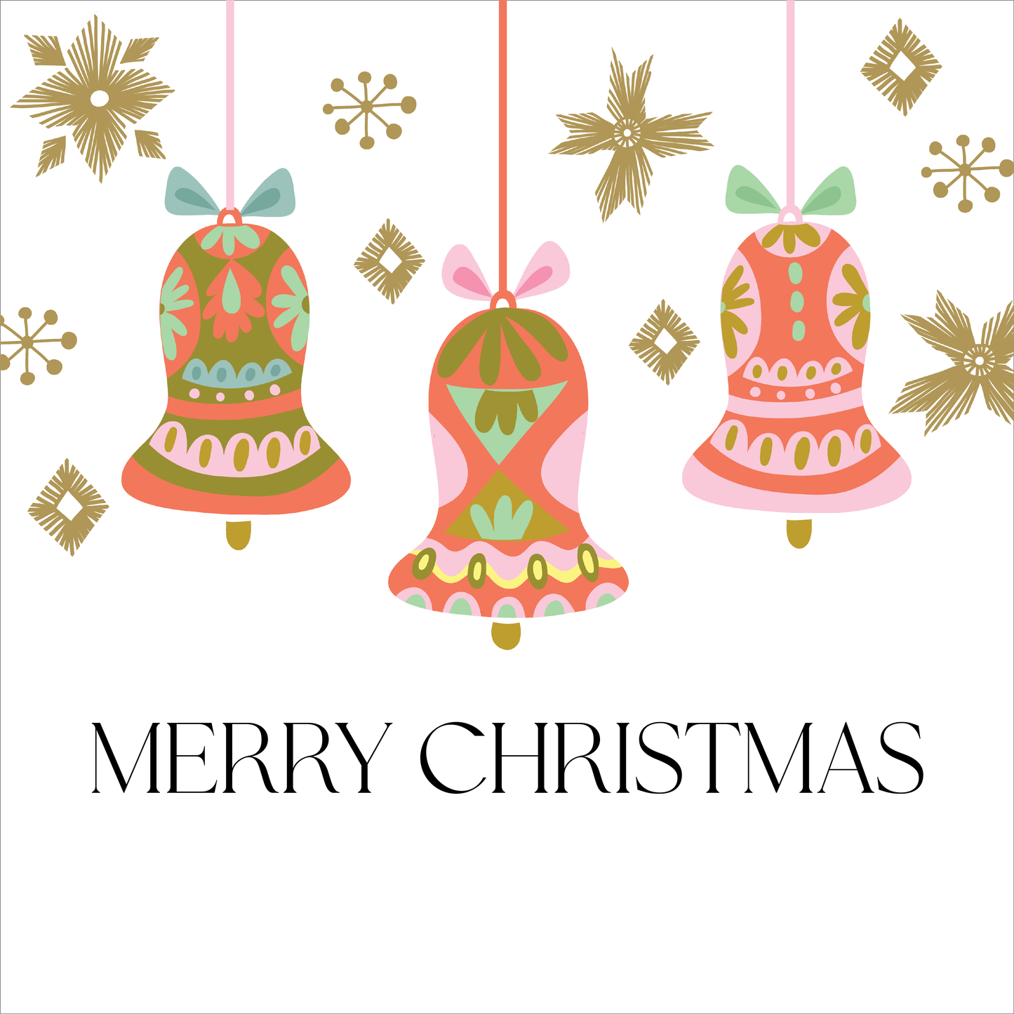 Retro Christmas Gift Stickers