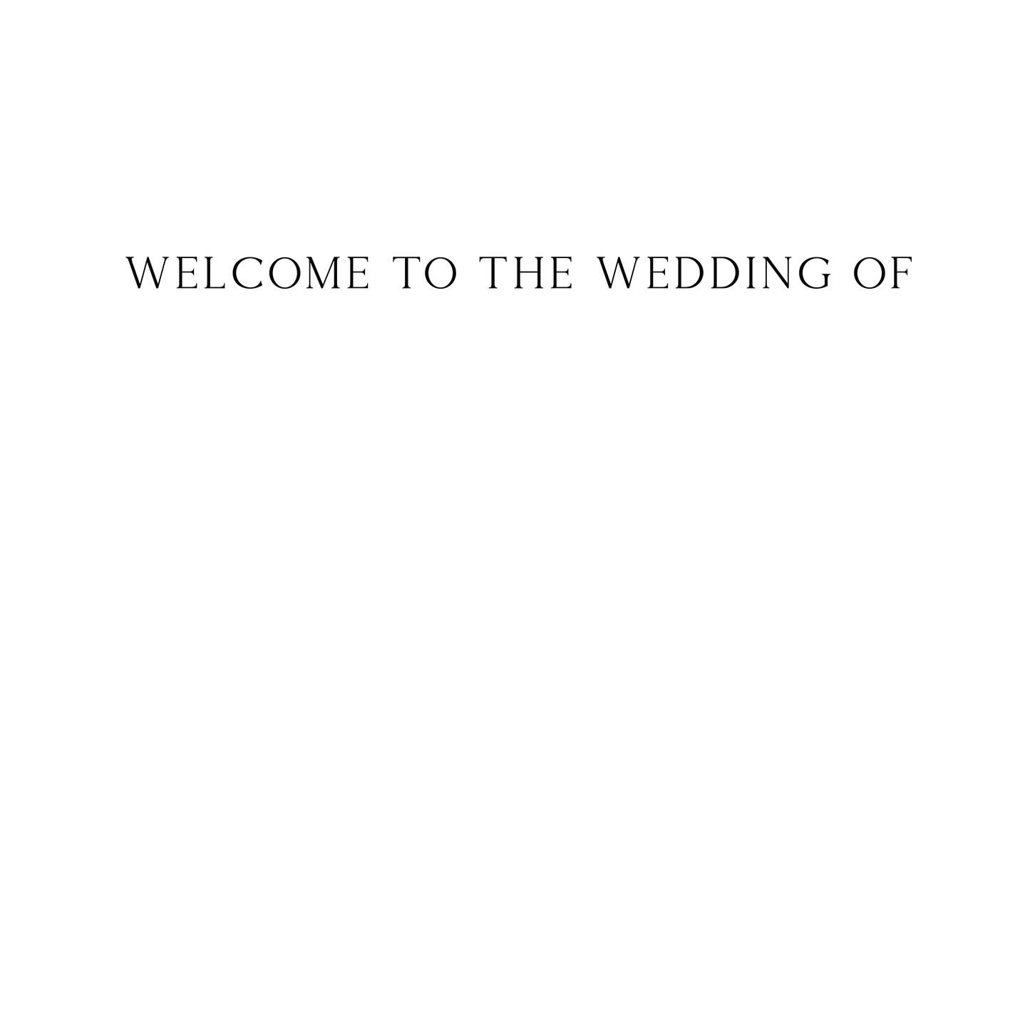 Water Bottle Labels - Welcome Wedding Labels with Script Font