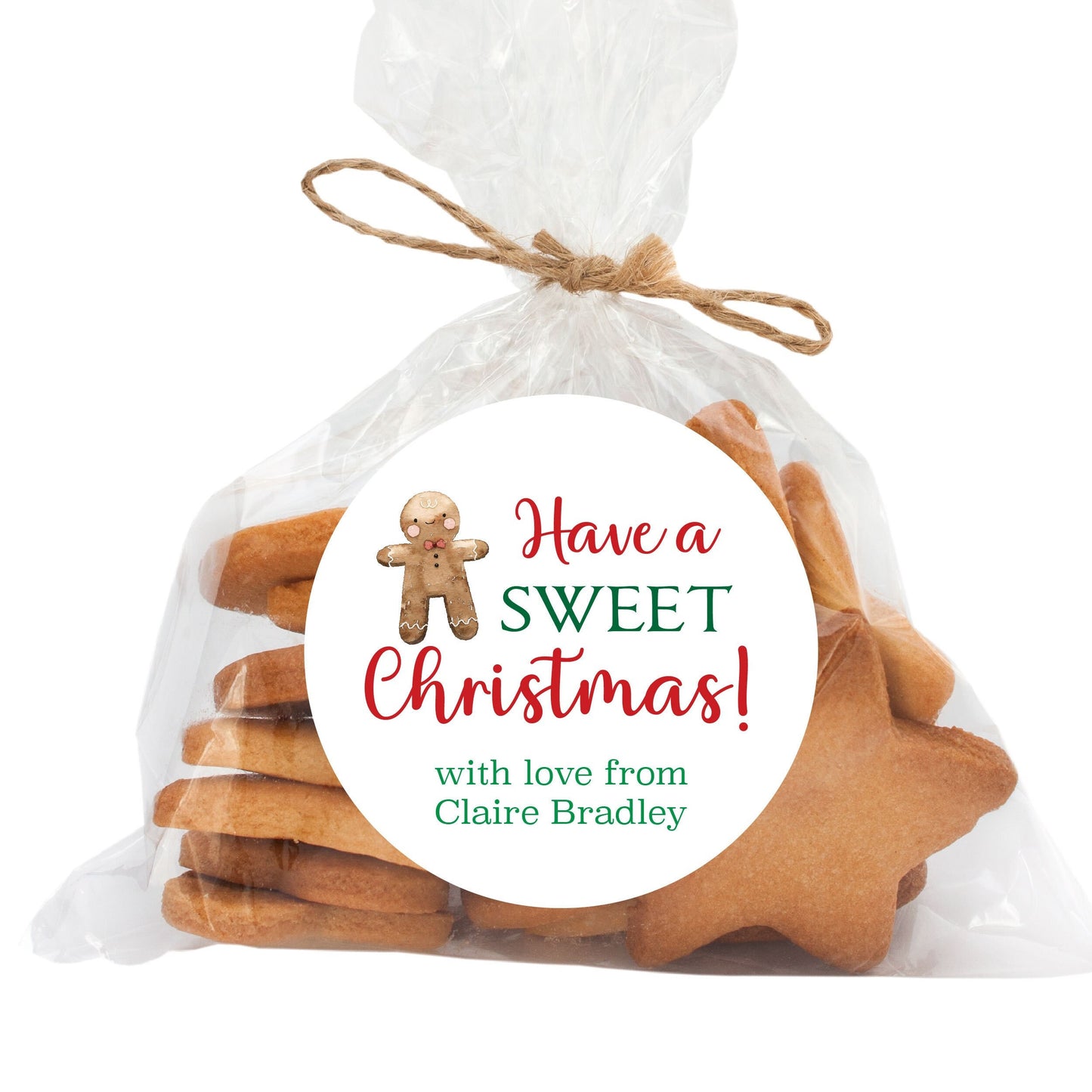 Christmas Gift Stickers, Christmas Gift Labels, Christmas Stickers, Christmas Labels, Christmas Baking, Baked Goods, Gingerbread Cookie