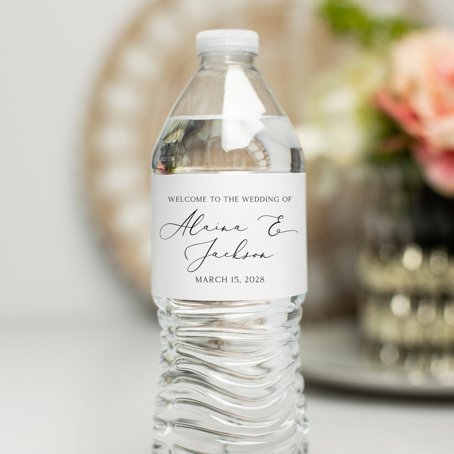 Water Bottle Labels - Welcome Wedding Labels, Welcome to the Wedding Labels, Wedding Welcome Bag Stickers. Water Bottle Sticker, Water Label