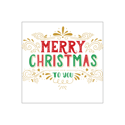 Christmas Gift Labels Red Green and Gold