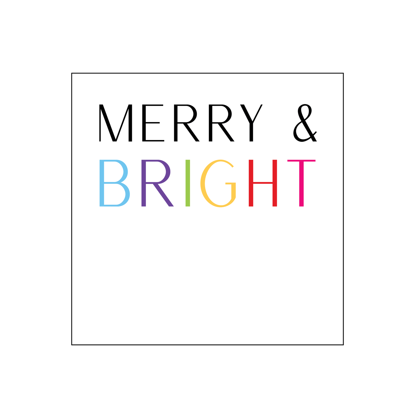Merry and Bright Gift Labels