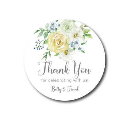 Wedding Stickers Thank You Wedding Favor Labels Wedding Favor Stickers for Favors Thank You Stickers Succulent Favor Sticker Seed Packet