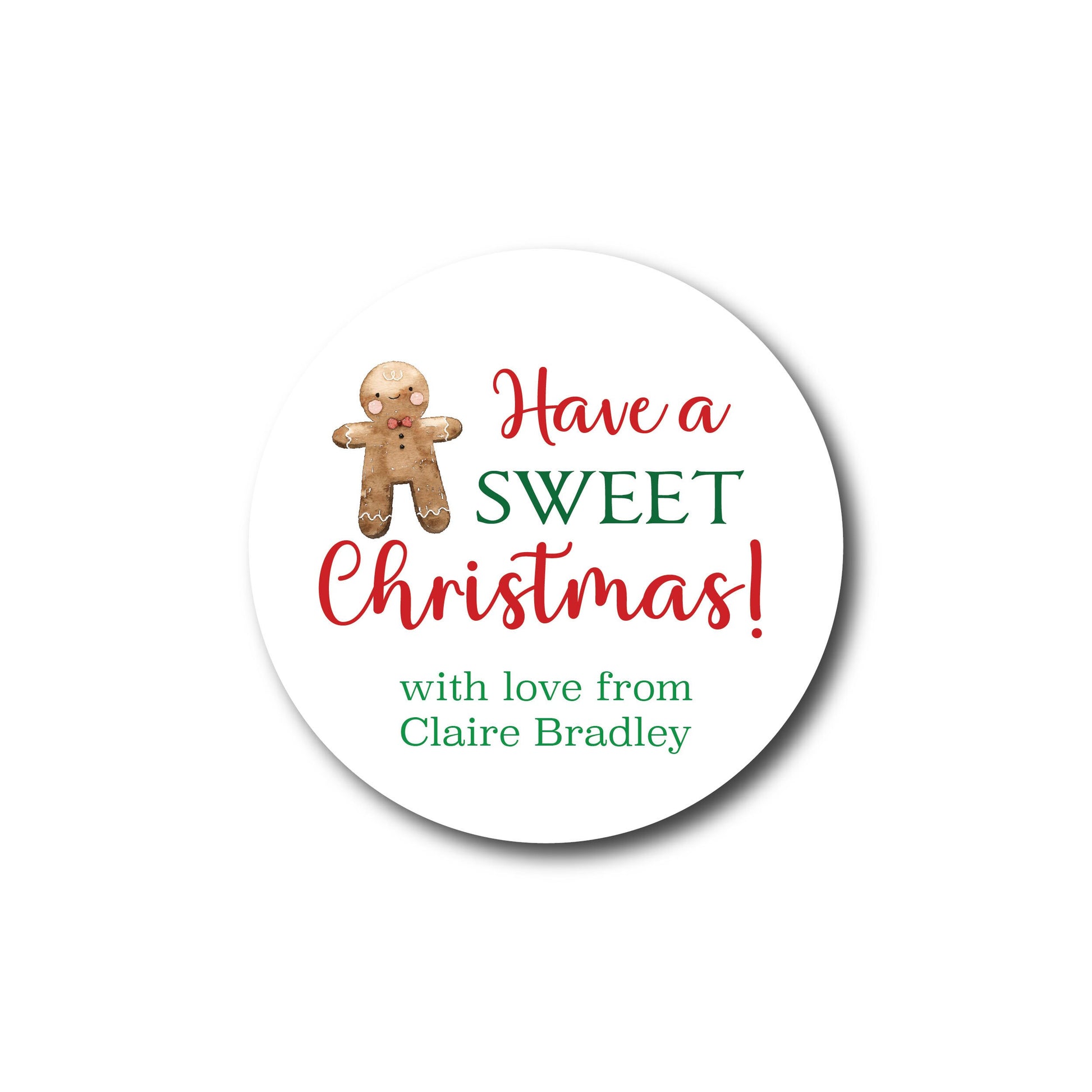 Christmas Gift Stickers, Christmas Gift Labels, Christmas Stickers, Christmas Labels, Christmas Baking, Baked Goods, Gingerbread Cookie